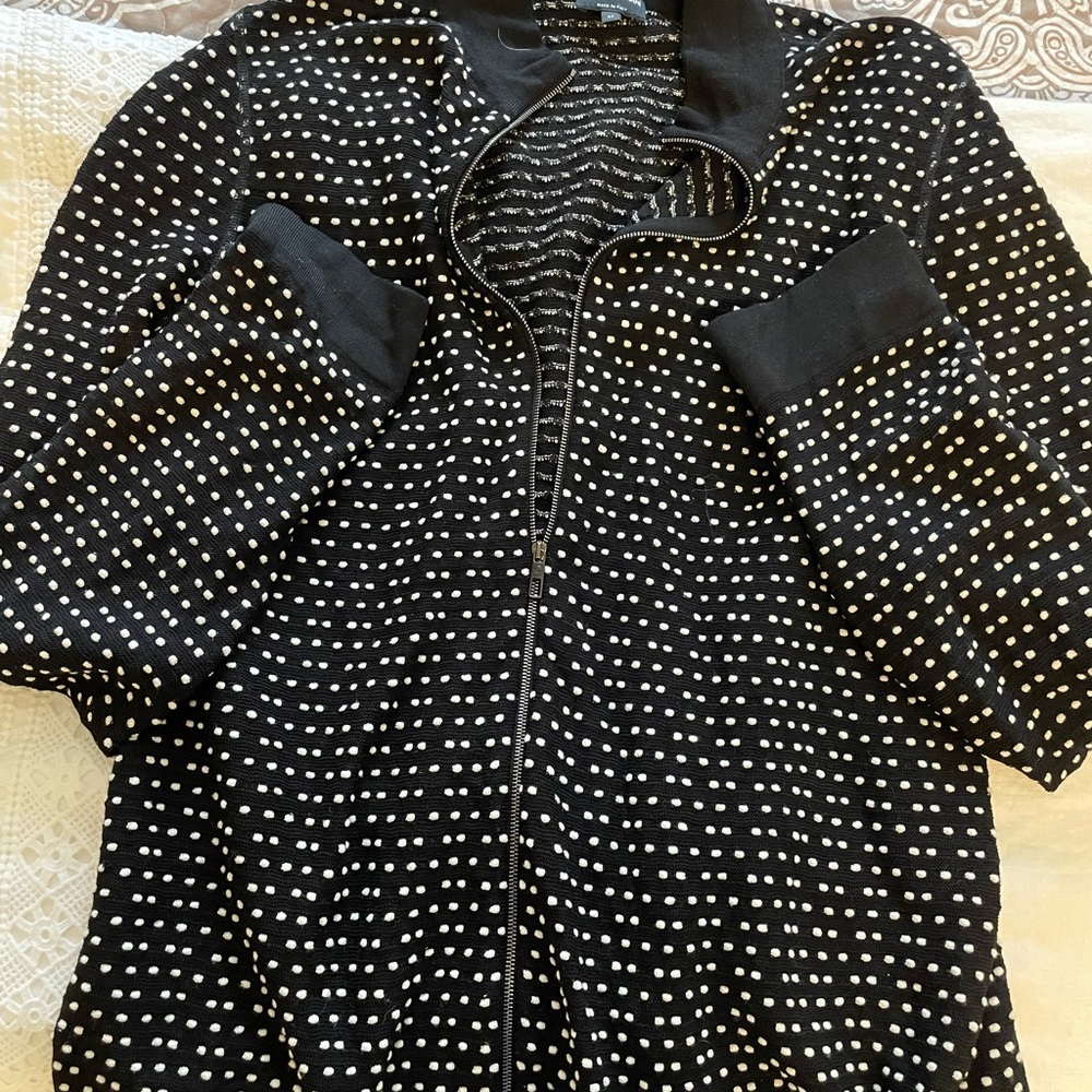 Giorgio Armani Zip Up Sweater Size 60 - Picture 4 of 8